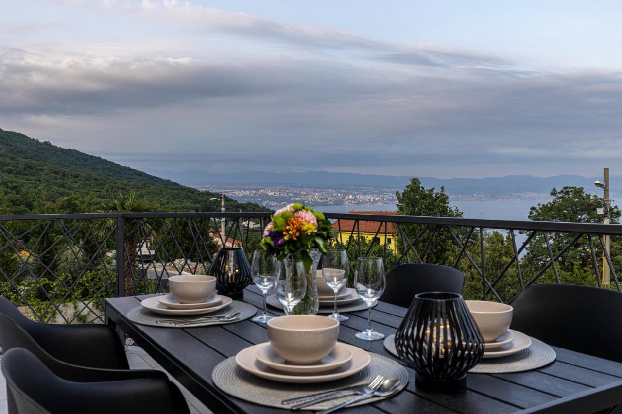 Villa Adriatic, Apartment Rebecca With Heated Swimming Pool, Sew View, Childrens Playground Ičići Dış mekan fotoğraf